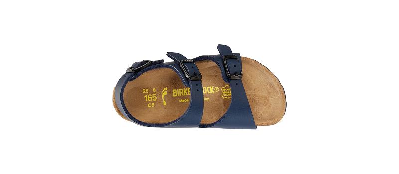 Birkenstock Roma Birko-flor Narrow Sandaler Børn Blå | DK 116QMA